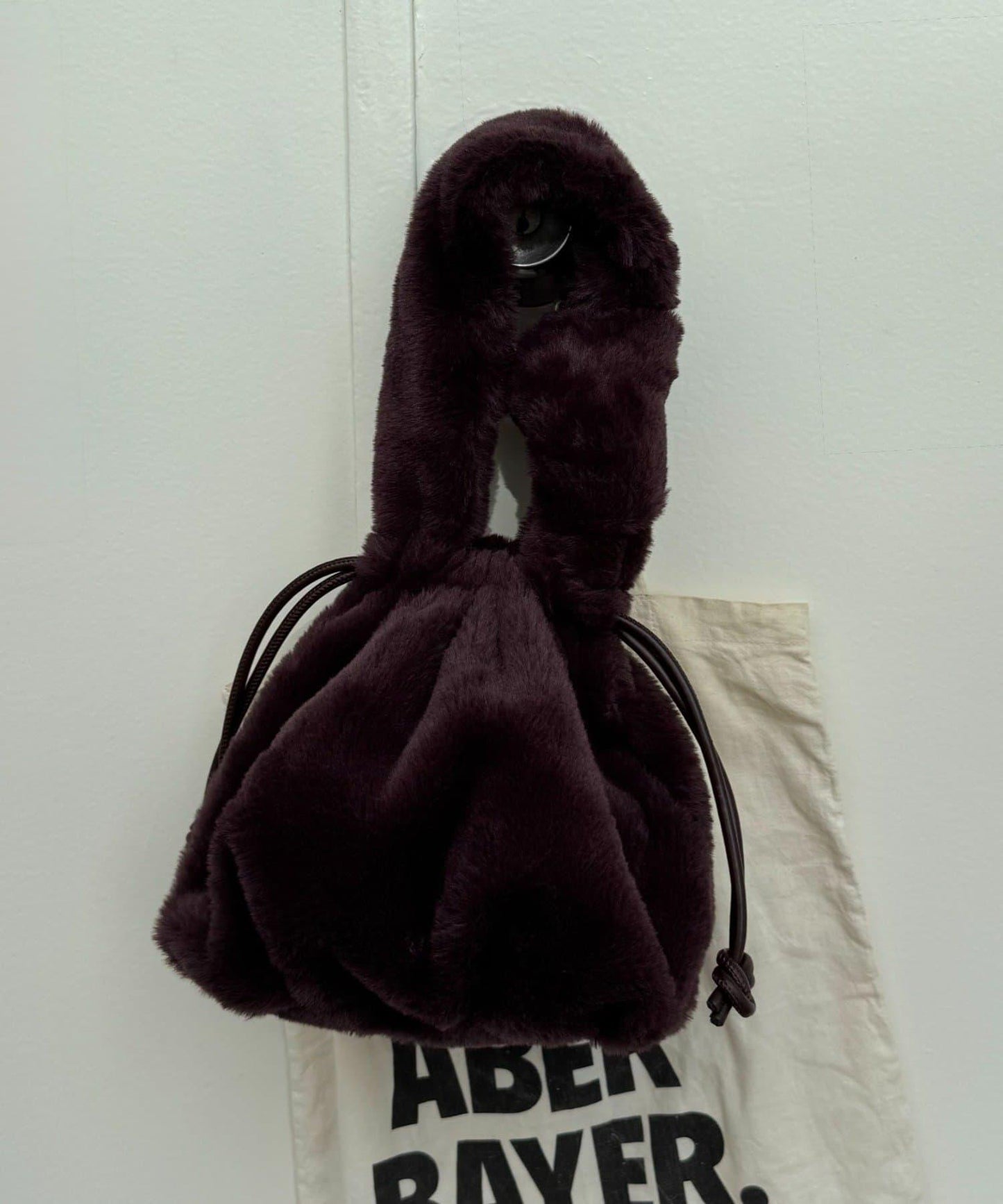 【willow】毛絨束口包