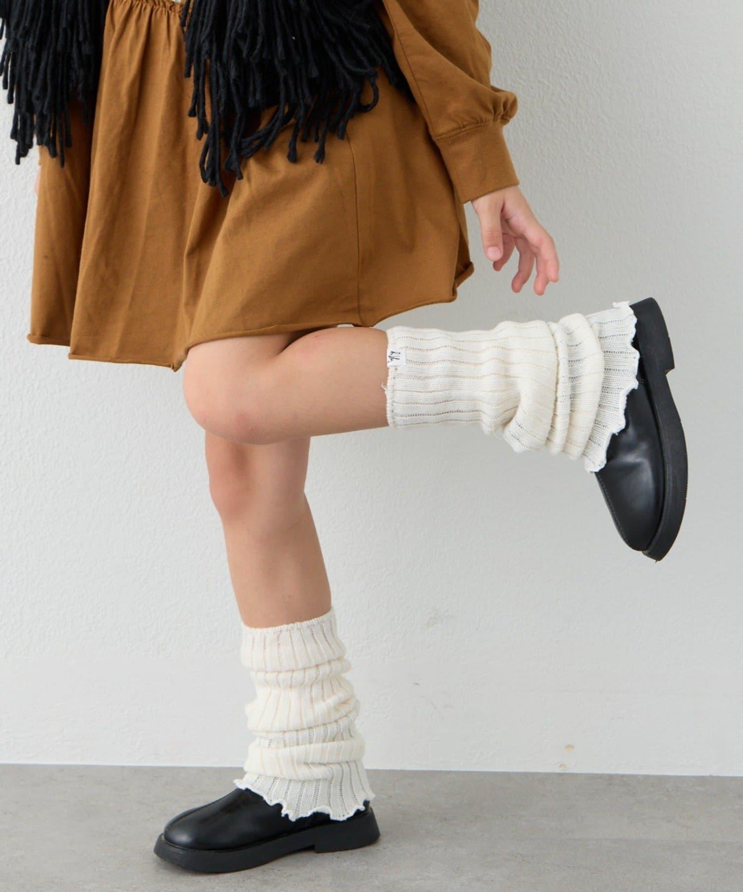 【KIDS】羅紋護腿襪