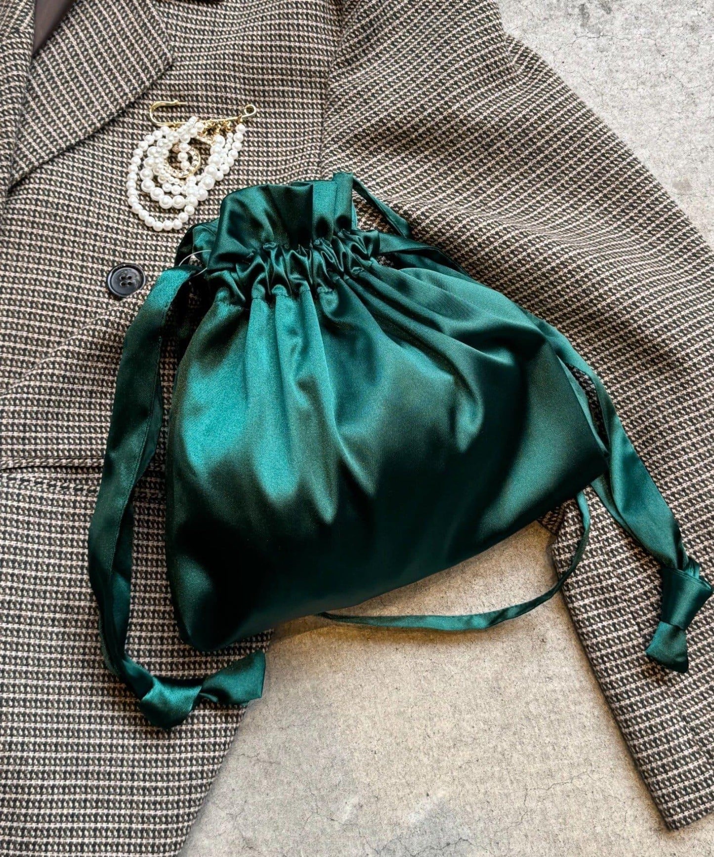 【willow】緞面手提包