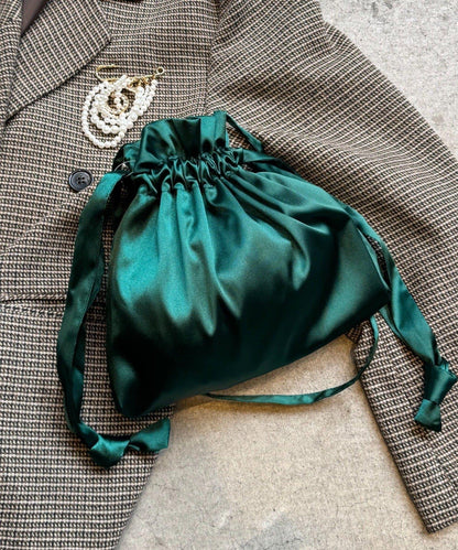 【willow】緞面手提包