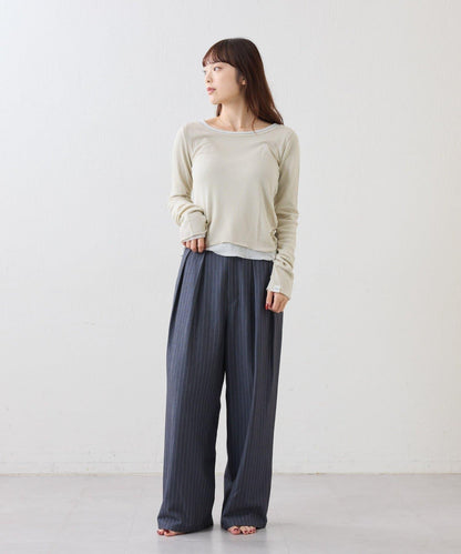 【CIAOPANIC TYPY】疊穿透視上衣（套裝）