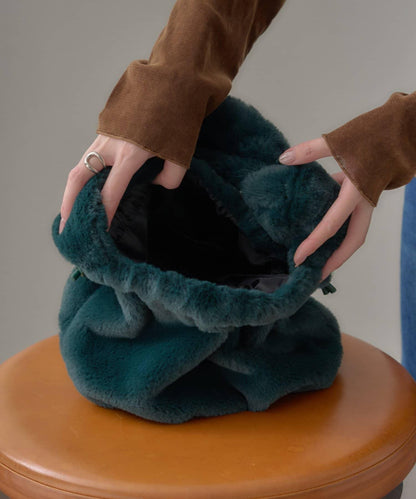 【willow】毛絨束口包