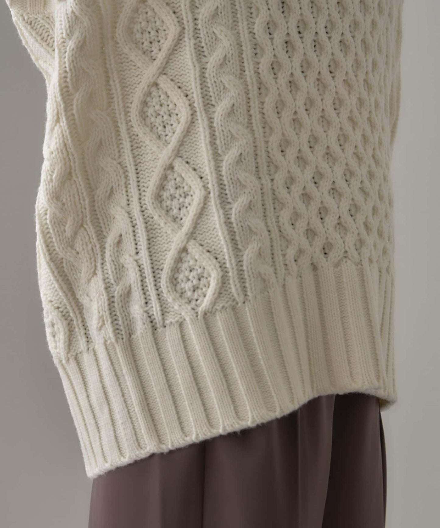 【willow】提花針織背心