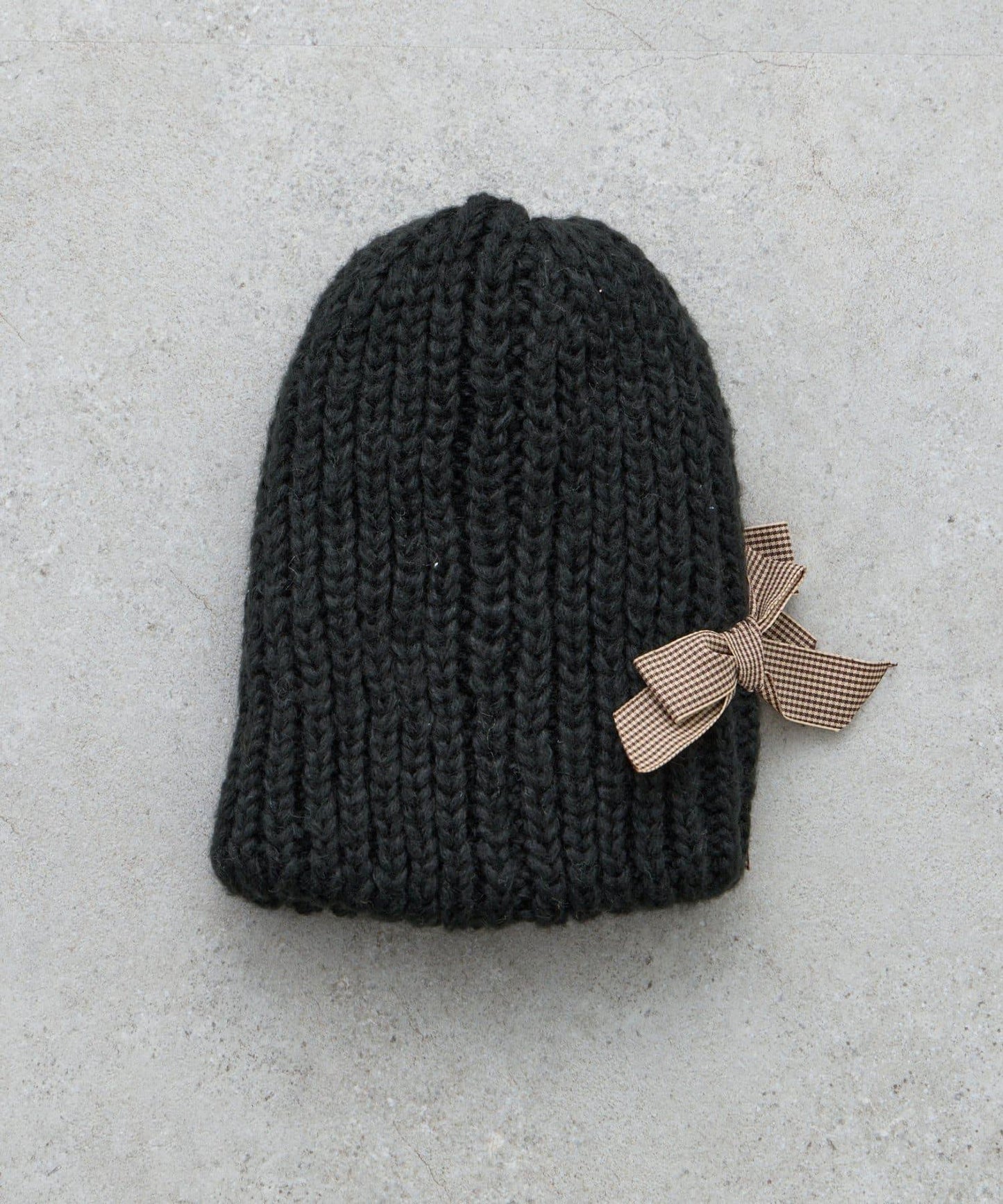 【KIDS】蝴蝶結針織帽