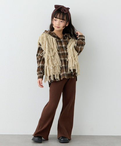 【KIDS】【有青少年尺碼】流蘇針織背心