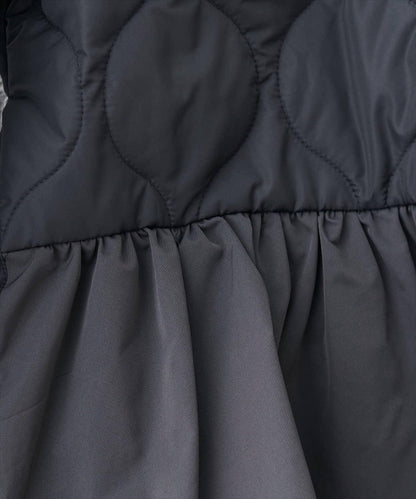 菱格絎縫荷葉邊短外套