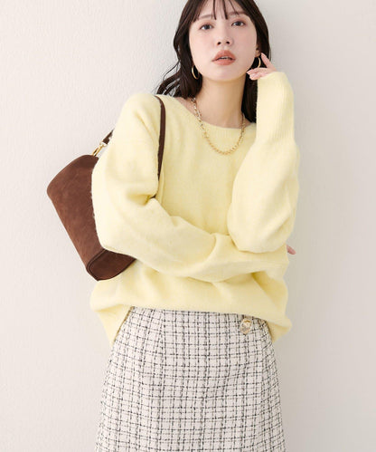 圓領針織套頭衫