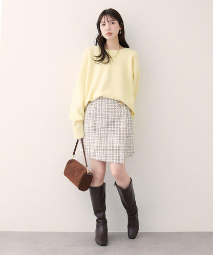 圓領針織套頭衫