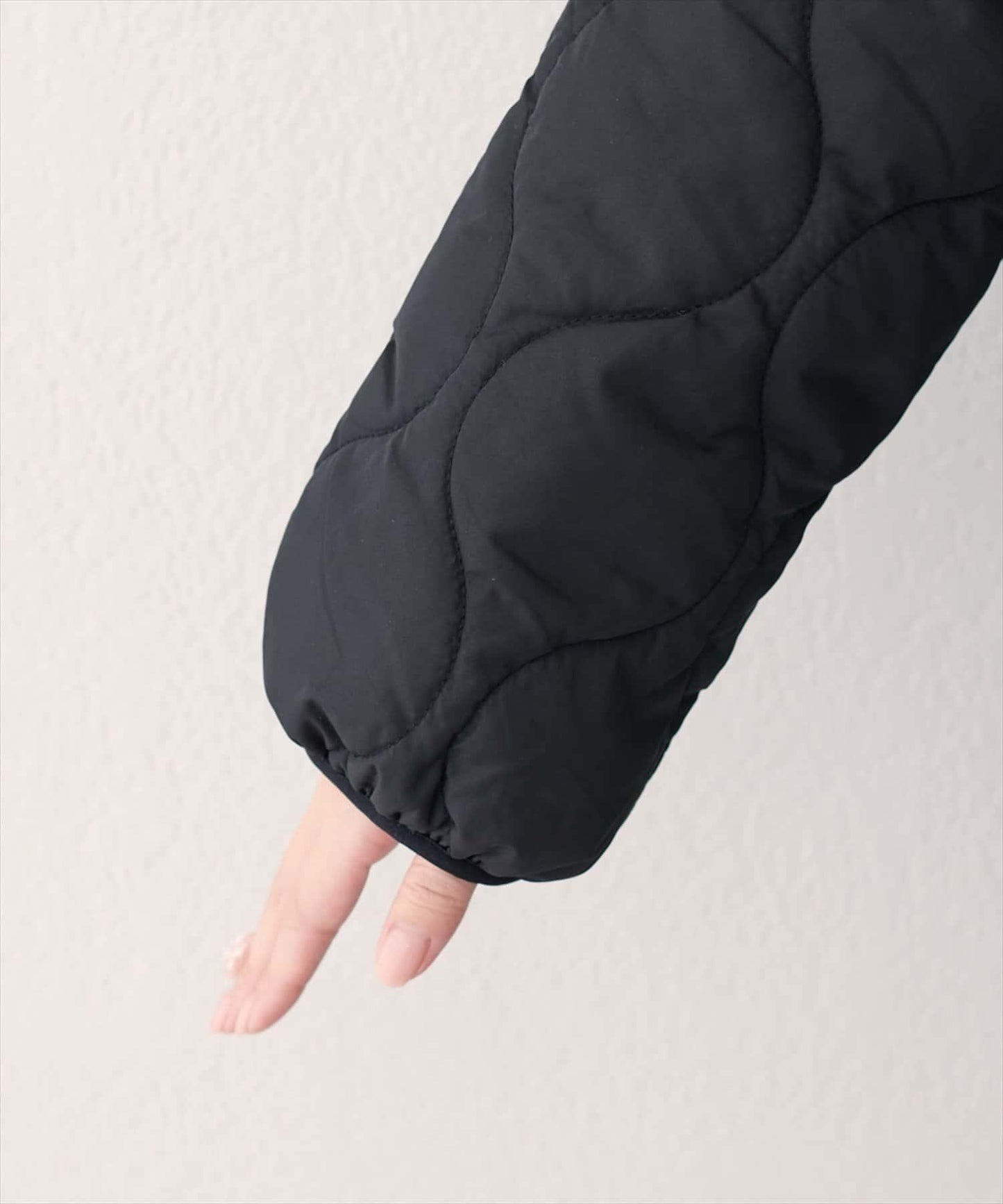 菱格絎縫荷葉邊短外套