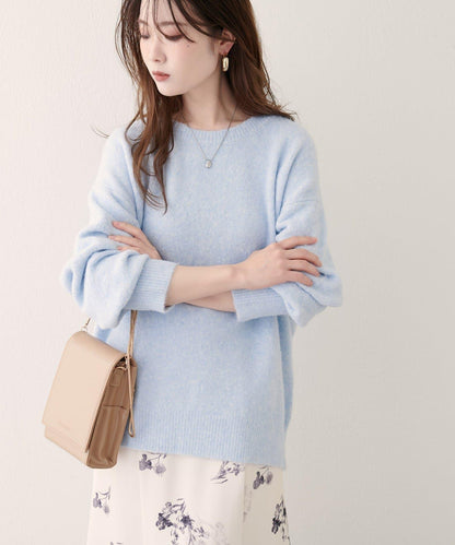 圓領針織套頭衫