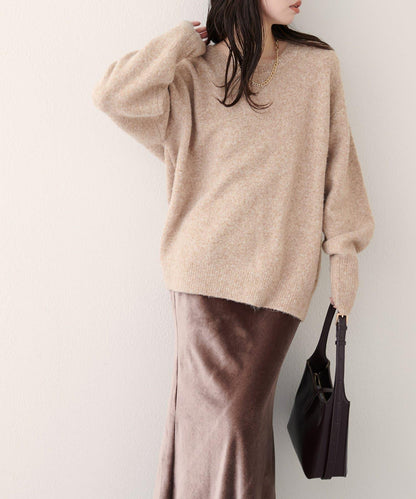 圓領針織套頭衫