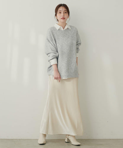 圓領針織套頭衫