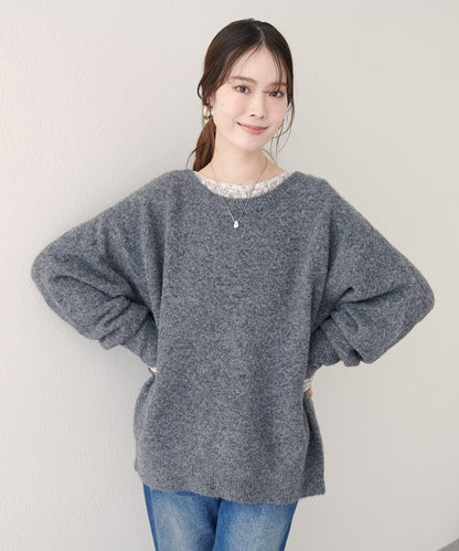 圓領針織套頭衫