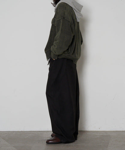 復古風針織夾克