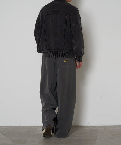 復古風針織夾克