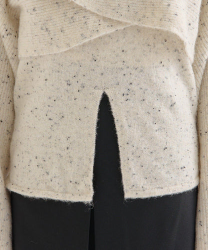 交叉針織開叉吊帶套裝