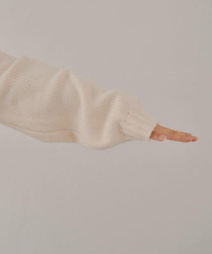 【SALON by Chico】可拆卸毛絨寬鬆雙拉鍊針織開衫