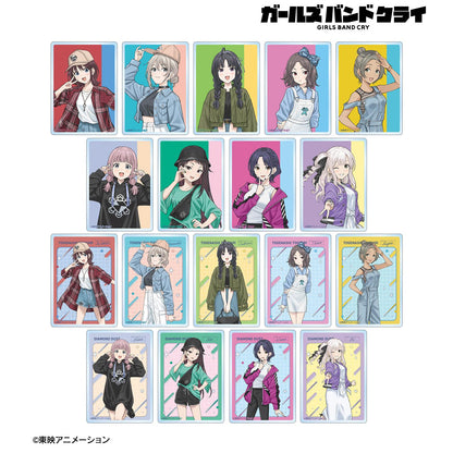 《哭泣少女樂隊》繪製 私服版 隨機亞克力卡片（單品/全套BOX）【BOX/18包入】
