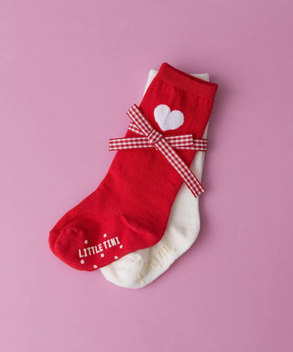 【LITTLE TINI リトルティニ】嬰兒襪2雙裝