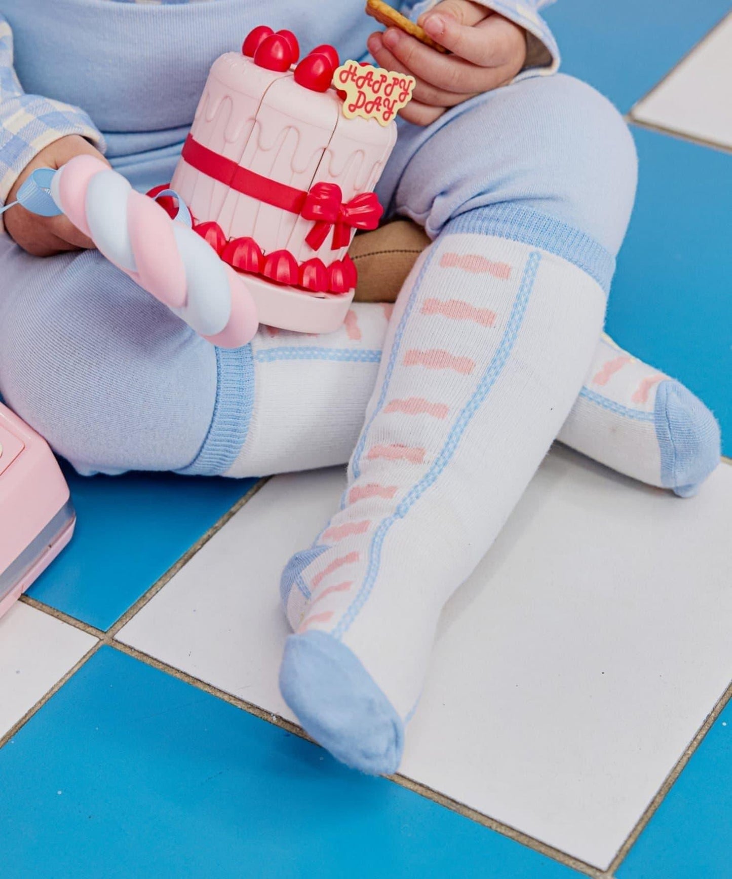 【LITTLE TINI リトルティニ】嬰兒襪2雙裝