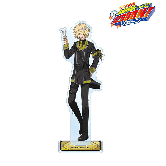 《家庭教師HITMAN REBORN!》全新繪製 貝爾菲戈爾（十年後）黑色軍裝版 大號亞克力立牌