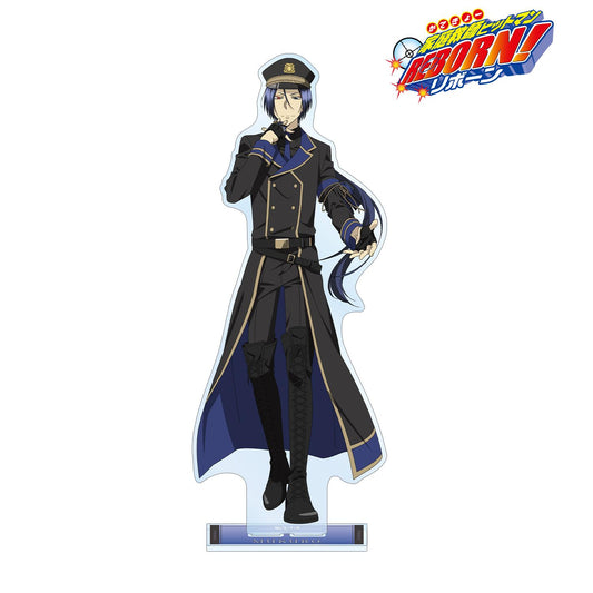 《家庭教師HITMAN REBORN!》全新繪製 六道 骸（10年後）黑色軍裝版 特大亞克力立牌