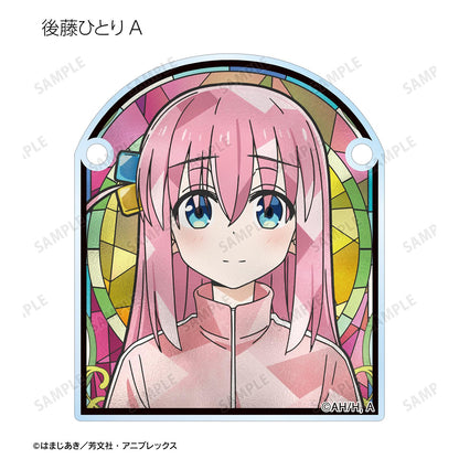《孤獨搖滾!》 盲盒Aure Glass亞克力門牌風格掛件（單位/盒）【全套BOX/8包入】