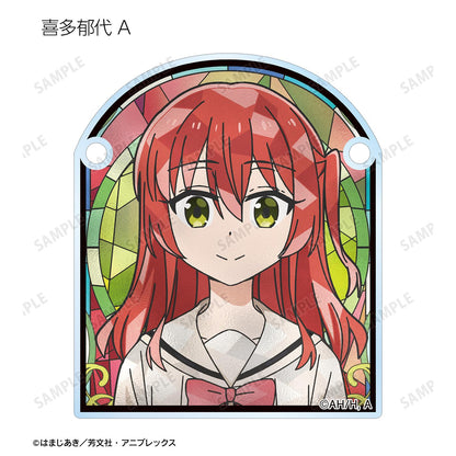 《孤獨搖滾!》 盲盒Aure Glass亞克力門牌風格掛件（單位/盒）【全套BOX/8包入】
