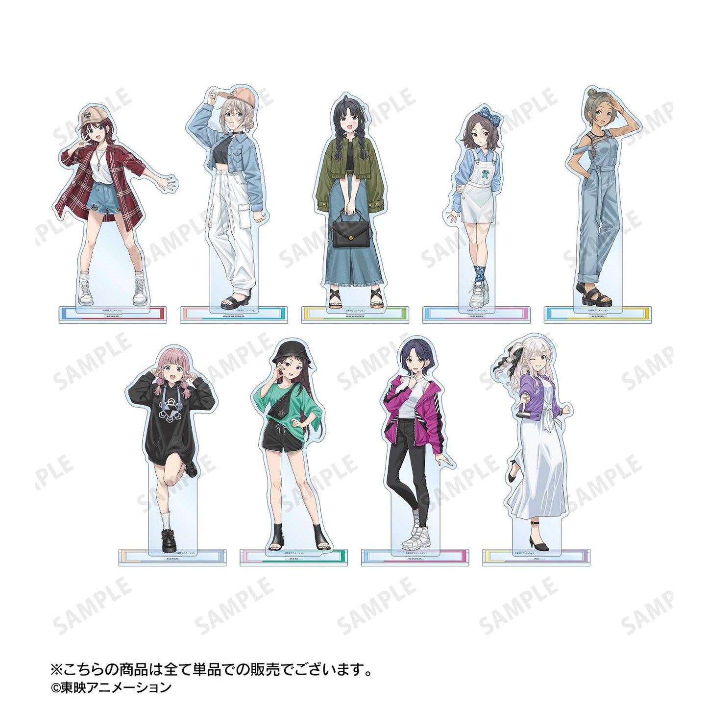 《哭泣少女樂隊》_新繪製 愛 便服ver. 大號亞克力立牌