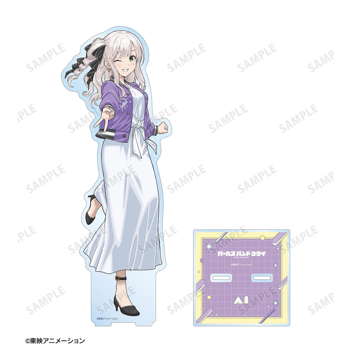 《哭泣少女樂隊》_新繪製 愛 便服ver. 超大號亞克力立牌