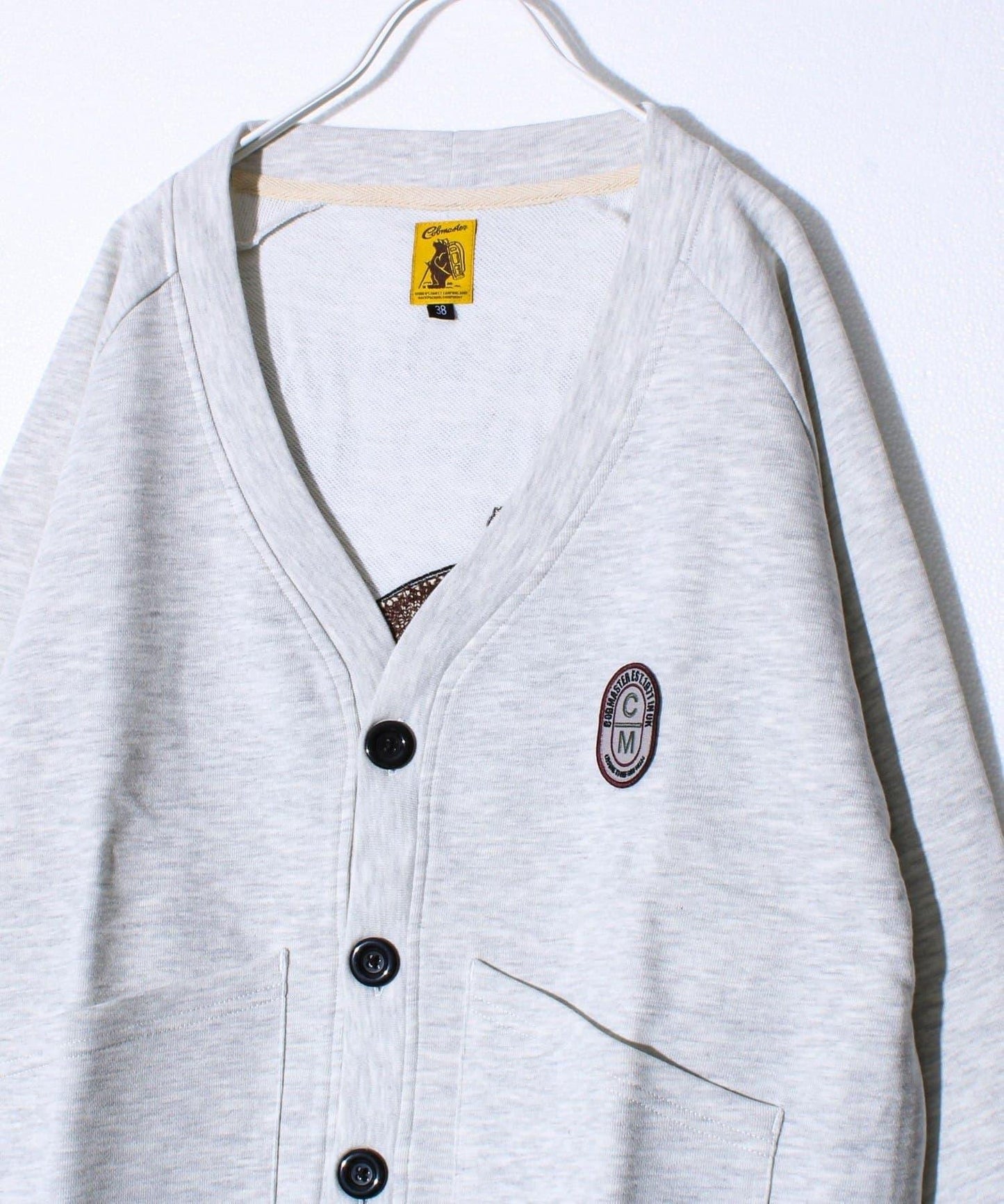 【COBMASTER/コブマスター】衛衣面料 刺繡×印花 開衫