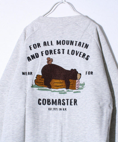 【COBMASTER/コブマスター】衛衣面料 刺繡×印花 開衫