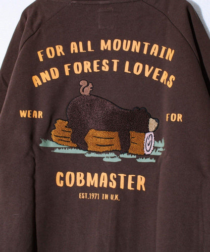 【COBMASTER/コブマスター】衛衣面料 刺繡×印花 開衫