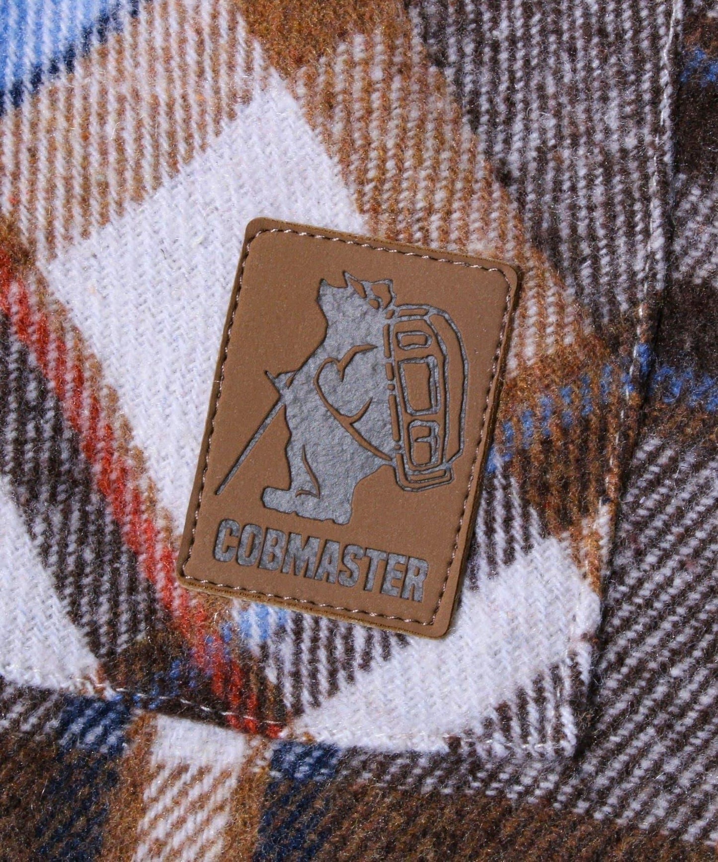 【COBMASTER/コ布馬斯特】磨毛法蘭絨格子連帽襯衫