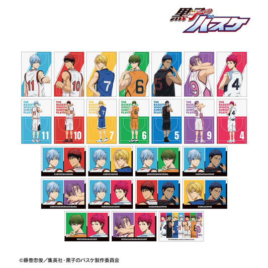 《黑子的籃球》全新繪製 戰鬥背影ver. 隨機明信片（單品/全套BOX）【BOX／25包入】