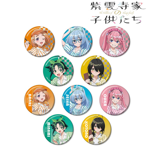 紫雲寺家的孩子們_新繪美式餐廳ver. 隨機金屬徽章（單品/全套BOX）【BOX/10包入】