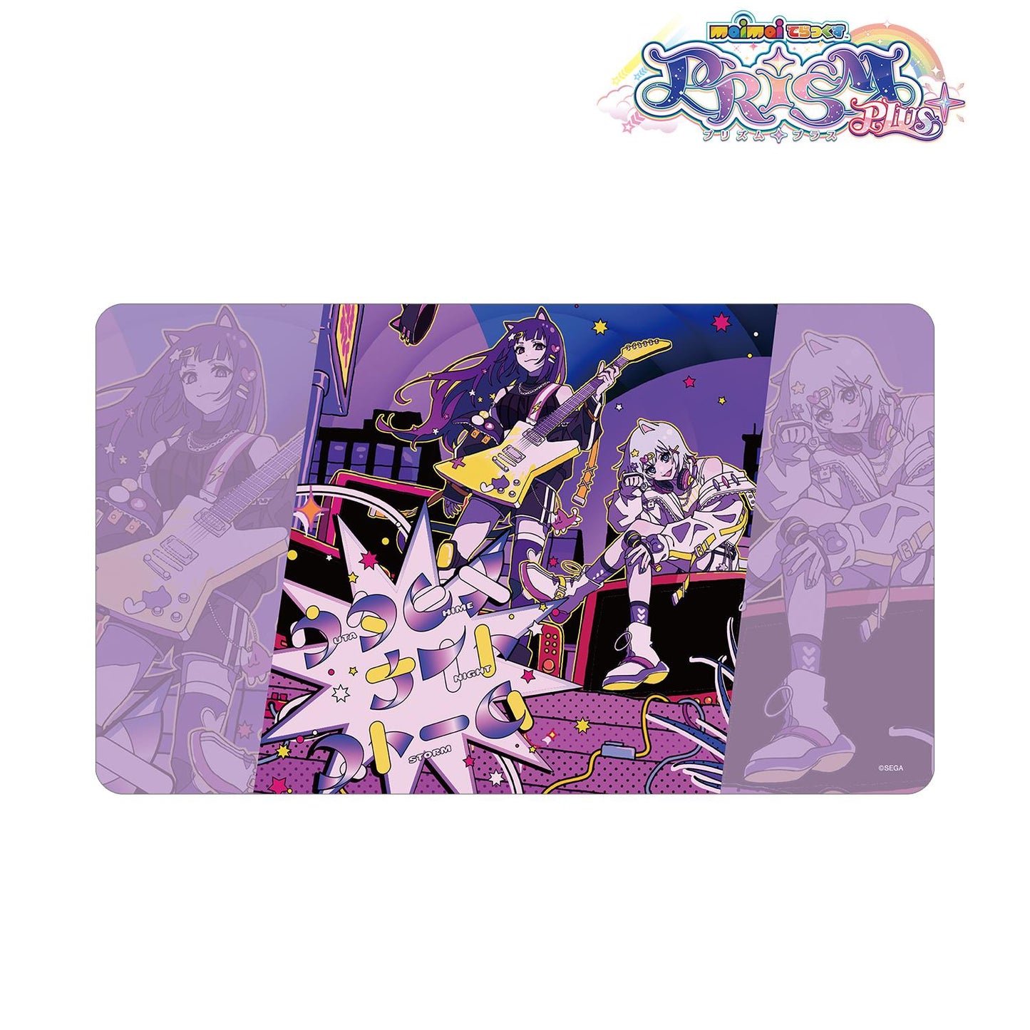 maimai でらっくす PRiSM PLUS_歌姬夜之風暴 多功能桌墊