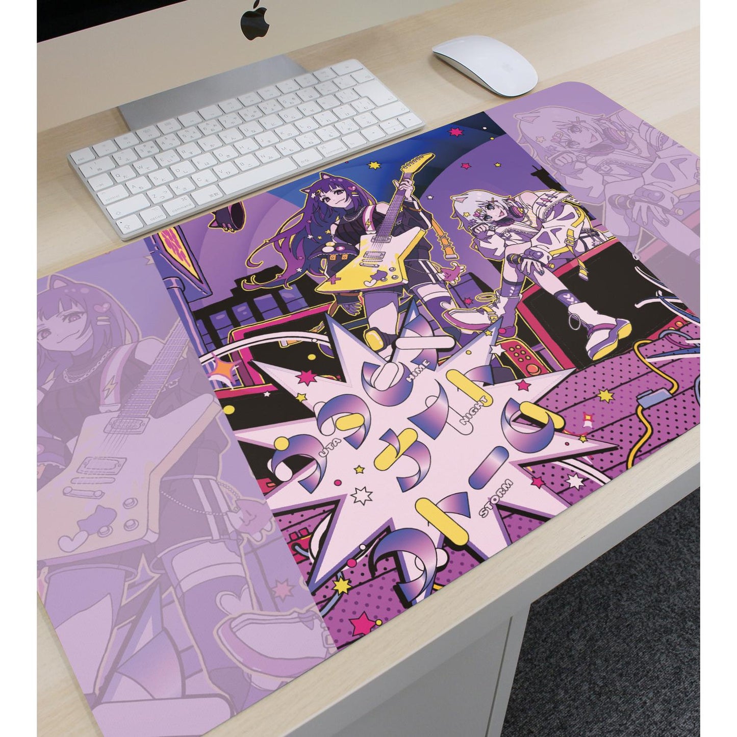 maimai でらっくす PRiSM PLUS_歌姬夜之風暴 多功能桌墊