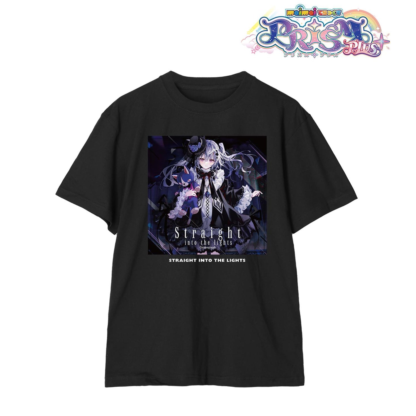 maimai でらっくす PRiSM PLUS_(尺碼/XXL)_Straight into the lights 樂曲封面印花男女同款T恤