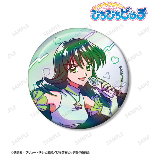 《人魚的旋律》莉娜 75mm炫彩徽章 ver.B