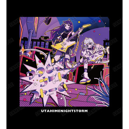 maimai でらっくす PRiSM PLUS_（尺碼/XL）_烏塔姬夜風 樂曲封面印花男女同款T恤