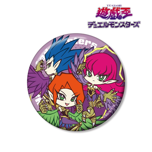 遊戲王決鬥怪獸 哈皮三姐妹 Toon World風格Q版 第二彈 100mm徽章