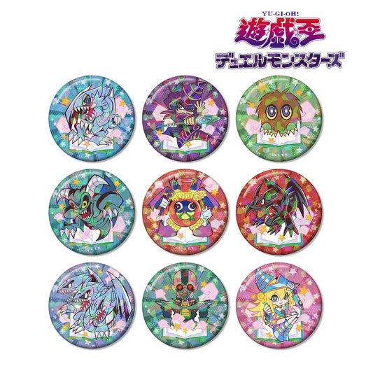 遊戲王決鬥怪獸 交易卡 通靈王風格Q版 第一彈 全息徽章（單品/全套BOX）【BOX/9包入】