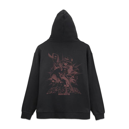 為美好的世界獻上祝福！L碼 惠惠 爆裂魔法 拉鍊連帽衫Ver.2.0/黑色