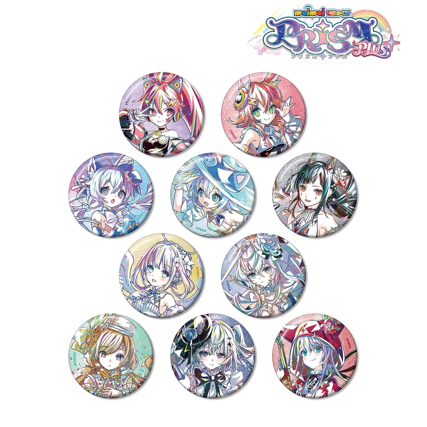 maimai でらっくす PRiSM PLUS_交易 Ani-Art 第二彈 金屬徽章（單品/全套BOX）【全套BOX／10包入】