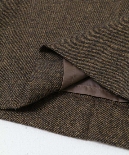 直筒寬鬆褶皺長褲