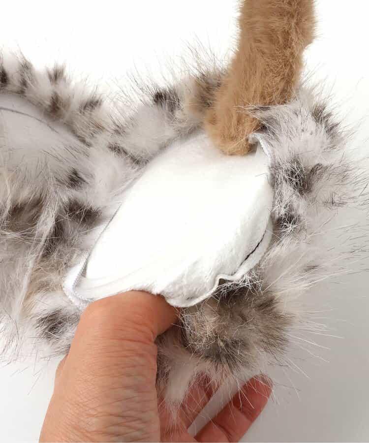 豹紋毛絨耳罩