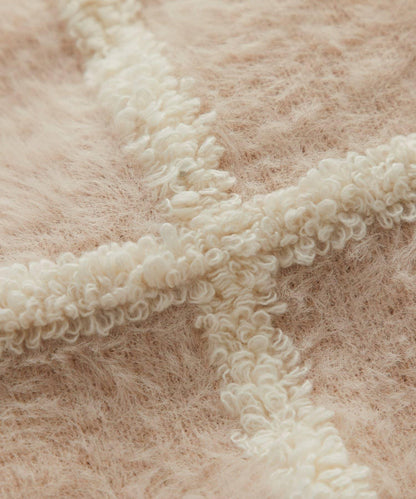 《主役級單品》V領提花開衫