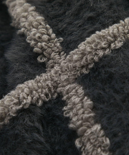 《主役級單品》V領提花開衫