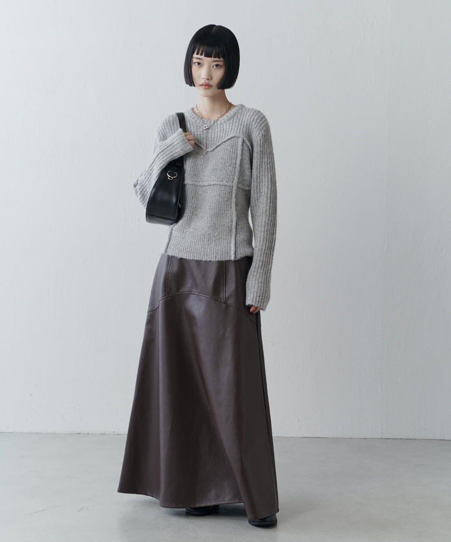 馬甲風針織套頭衫